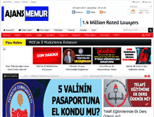 Tablet Screenshot of ajansmemur.com